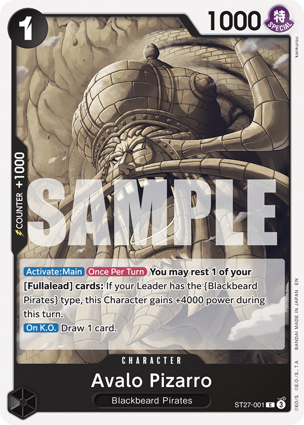 STARTER DECK BLACK Marshall.D.Teach