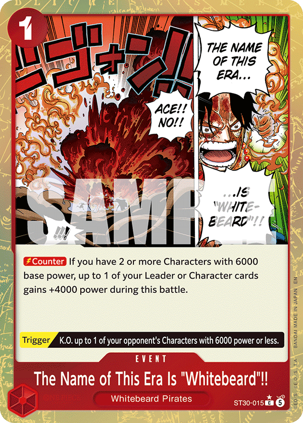 The Name of This Era Is "Whitebeard"!!