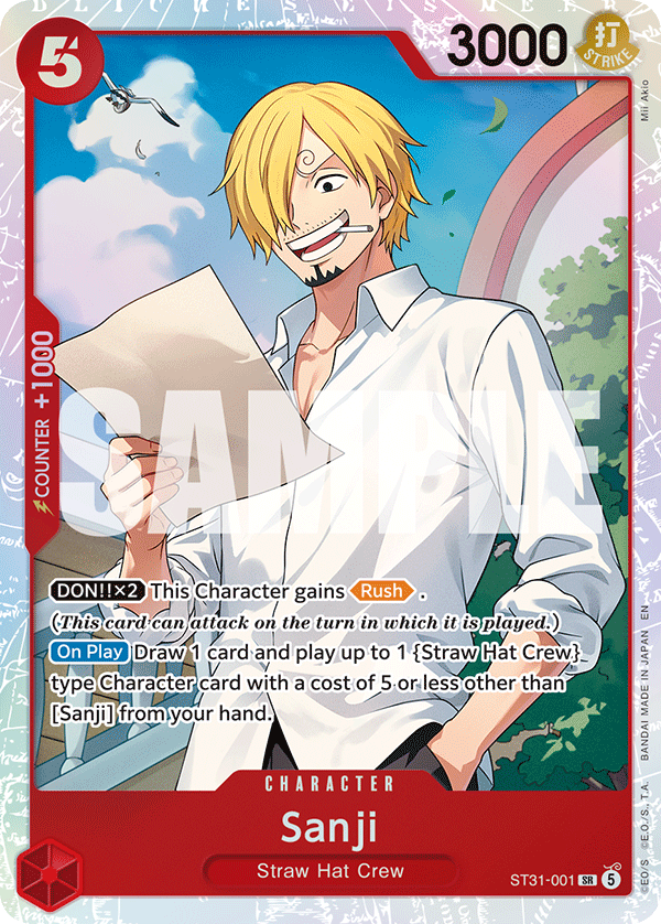STARTER DECK RED Monkey.D.Luffy