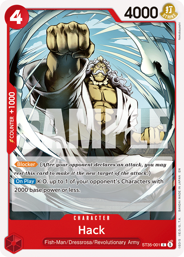 STARTER DECK RED/BLACK Sabo