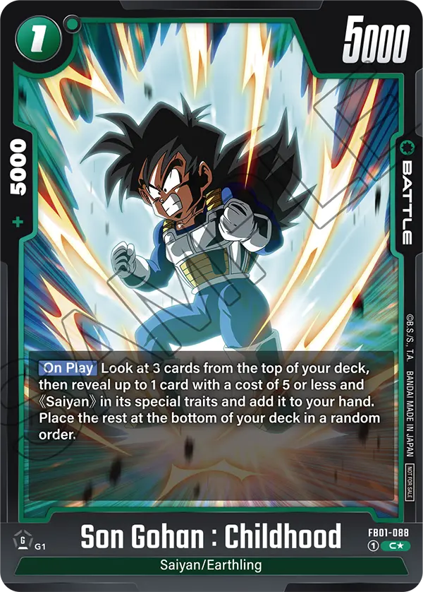 Son Gohan : Childhood