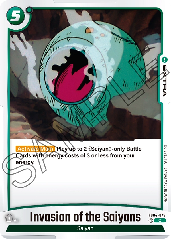 Invasion of the Saiyans