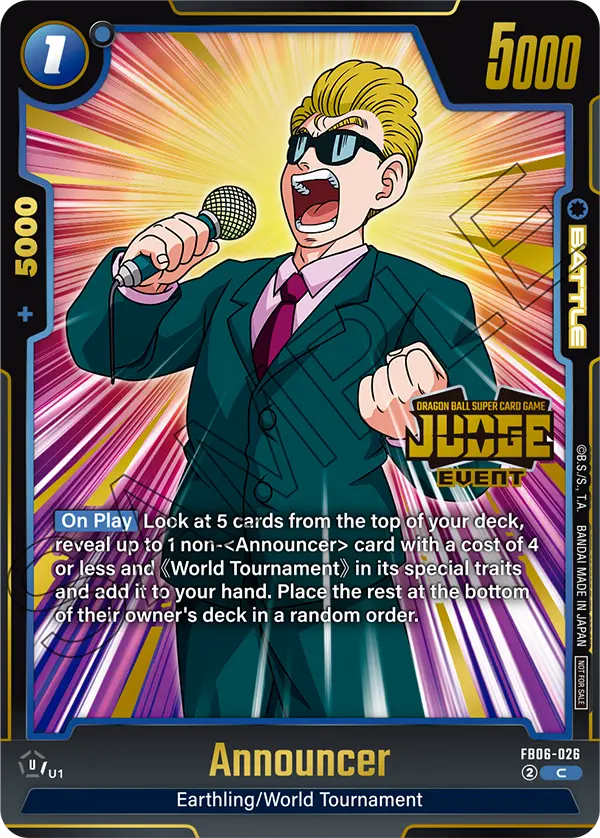 Announcer