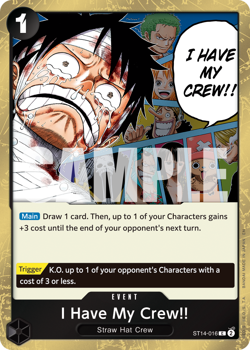 I Have My Crew!!